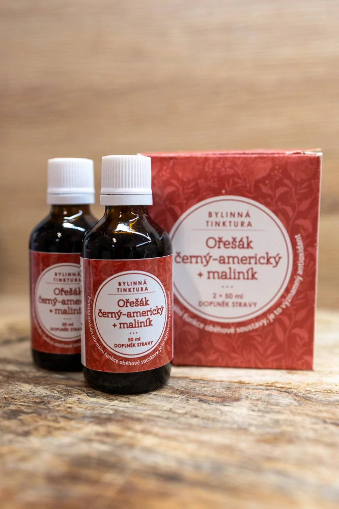 Ořešák černý-americký+maliník 2x50ml